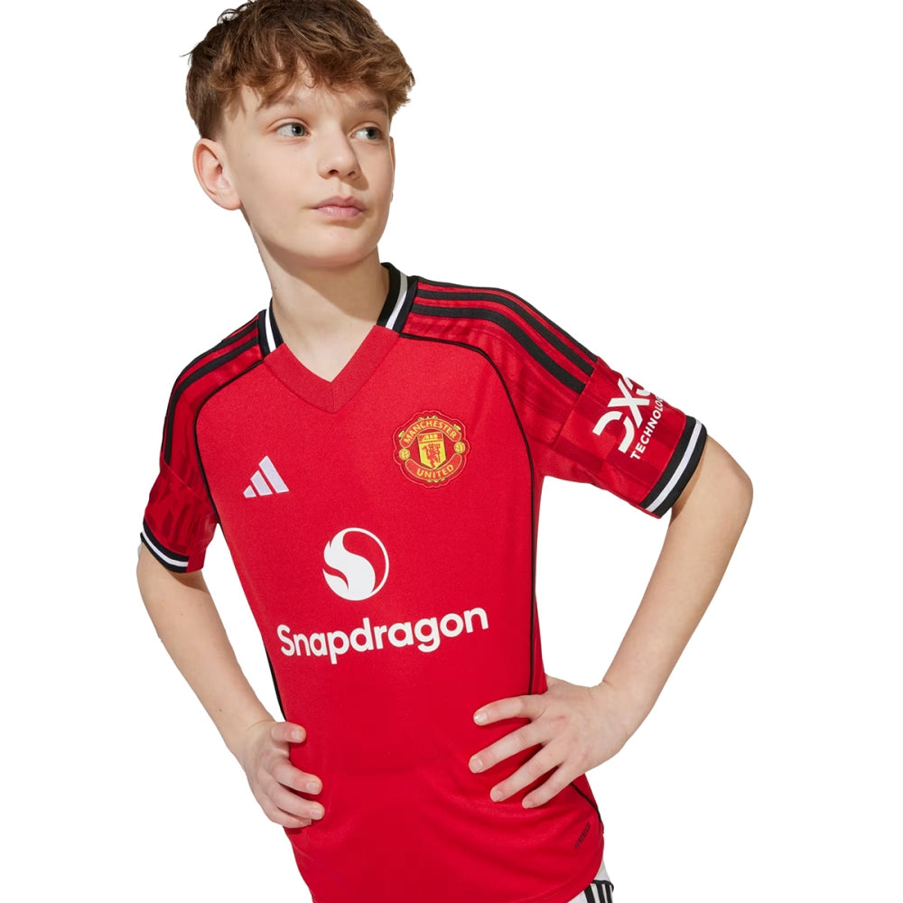 Adidas Kids Man Untd home replica jersey Fan Apparel in Red Color