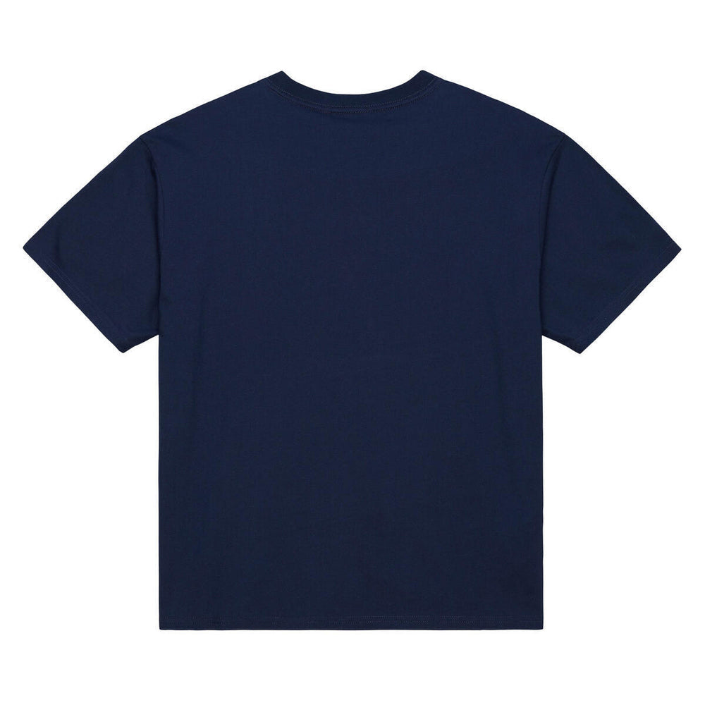 NYY SCRIPT ARCH TEE | NAVY