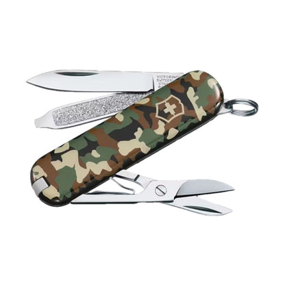 Victorinox Swiss Army Unisex Classic Sd Camouflage Knives in Green Color