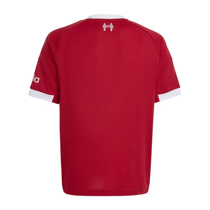 Adidas Kids Liverpool Fc home Rep Jrsy Fan Apparel in Red Color