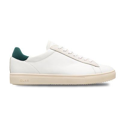 Clae Mens Bradley Sneakers in White Color