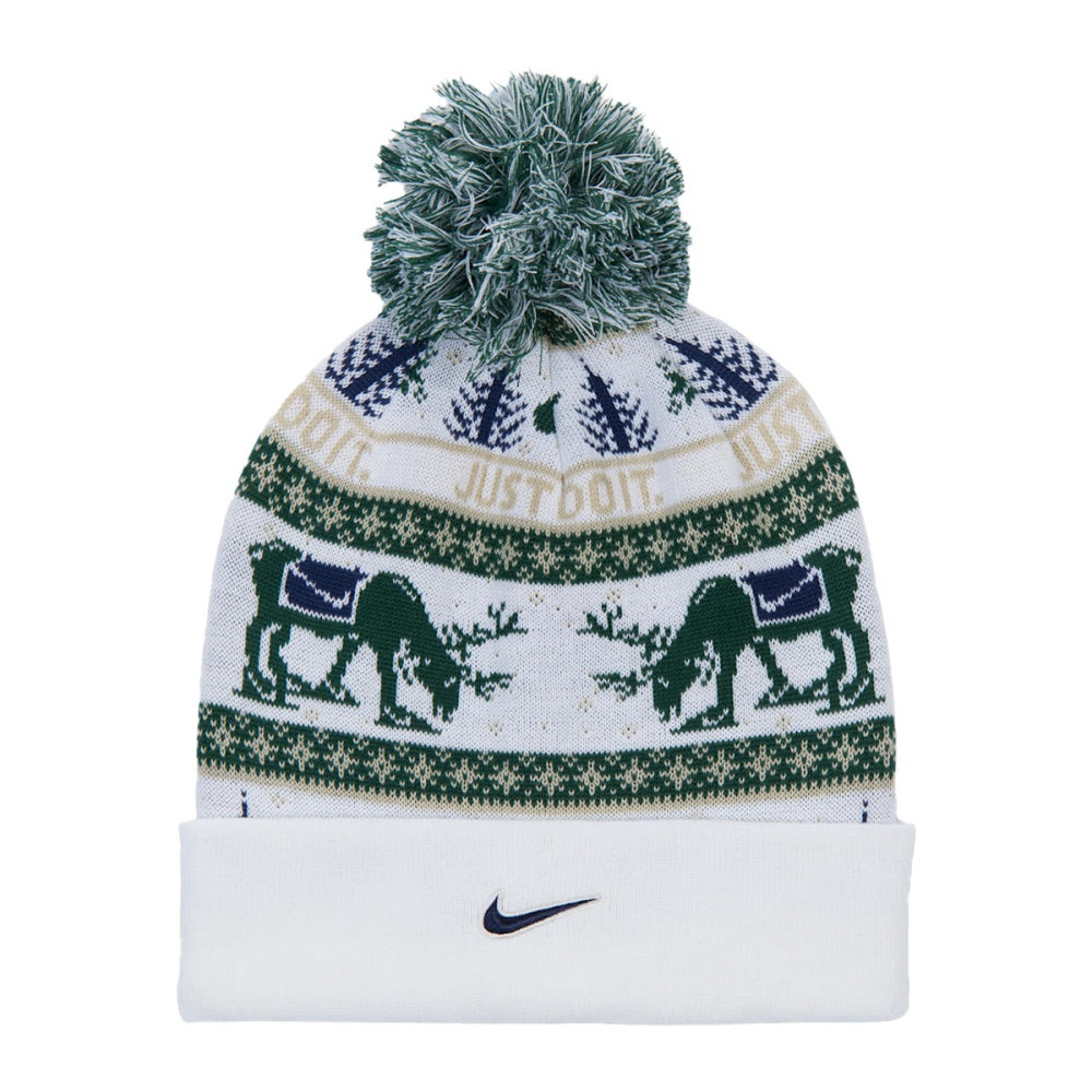 Nike Unisex Winter Wonderland Beanie Winter Hats in White Color