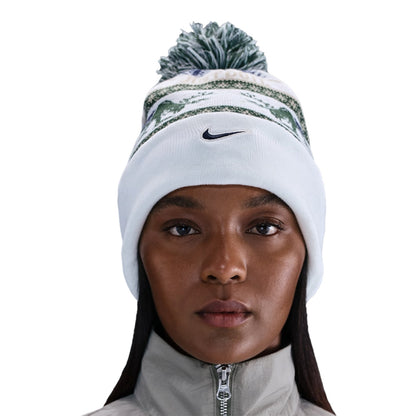 Nike Unisex Winter Wonderland Beanie Winter Hats in White Color
