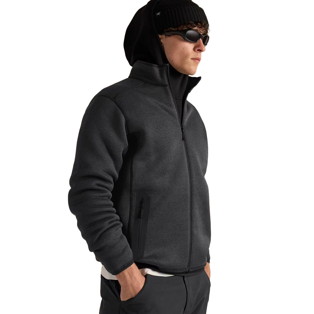 COVERT CARDIGAN M | BLACK HEAT
