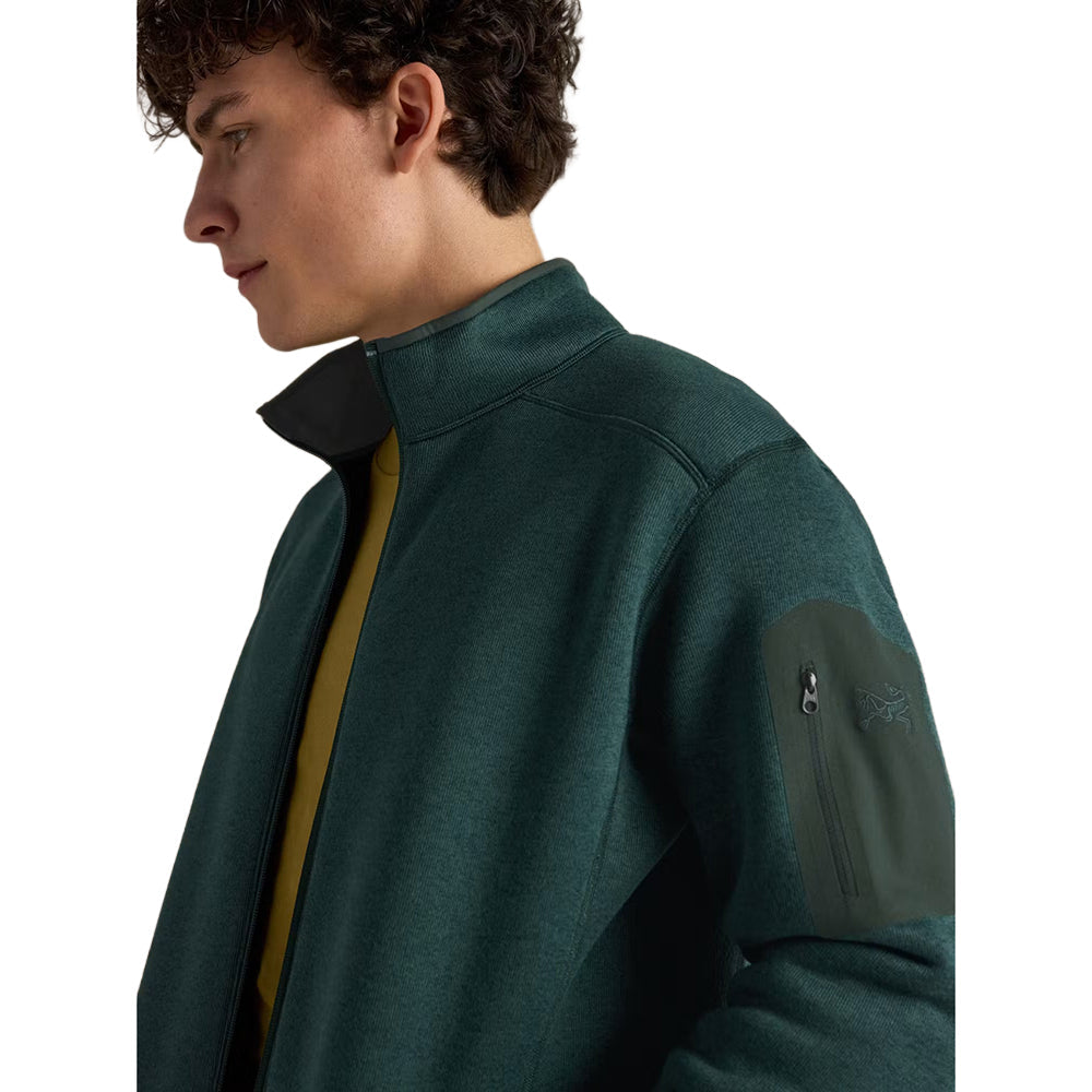COVERT CARDIGAN M | DARK JADE