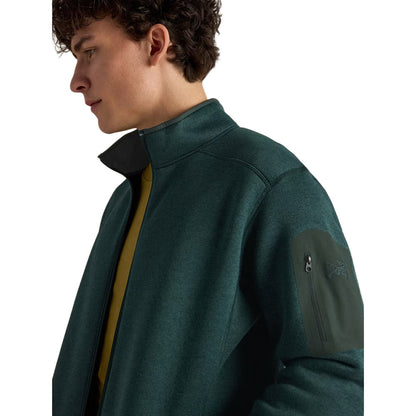 COVERT CARDIGAN M | DARK JADE