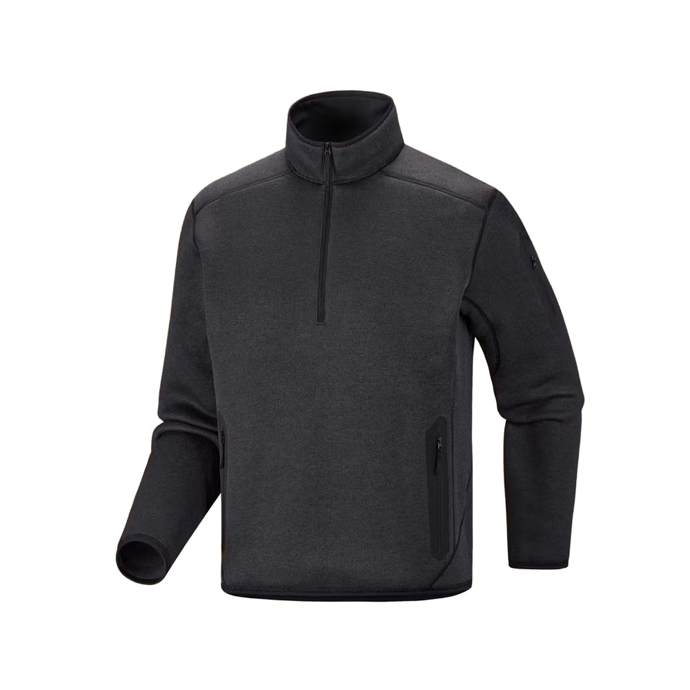 COVERT 1/2 ZIP M | BLACK HEAT