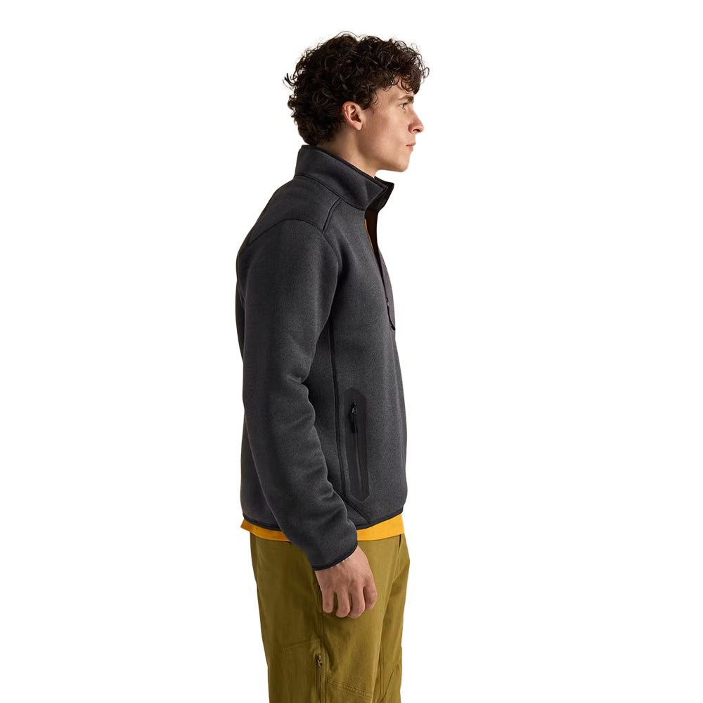 COVERT 1/2 ZIP M | BLACK HEAT