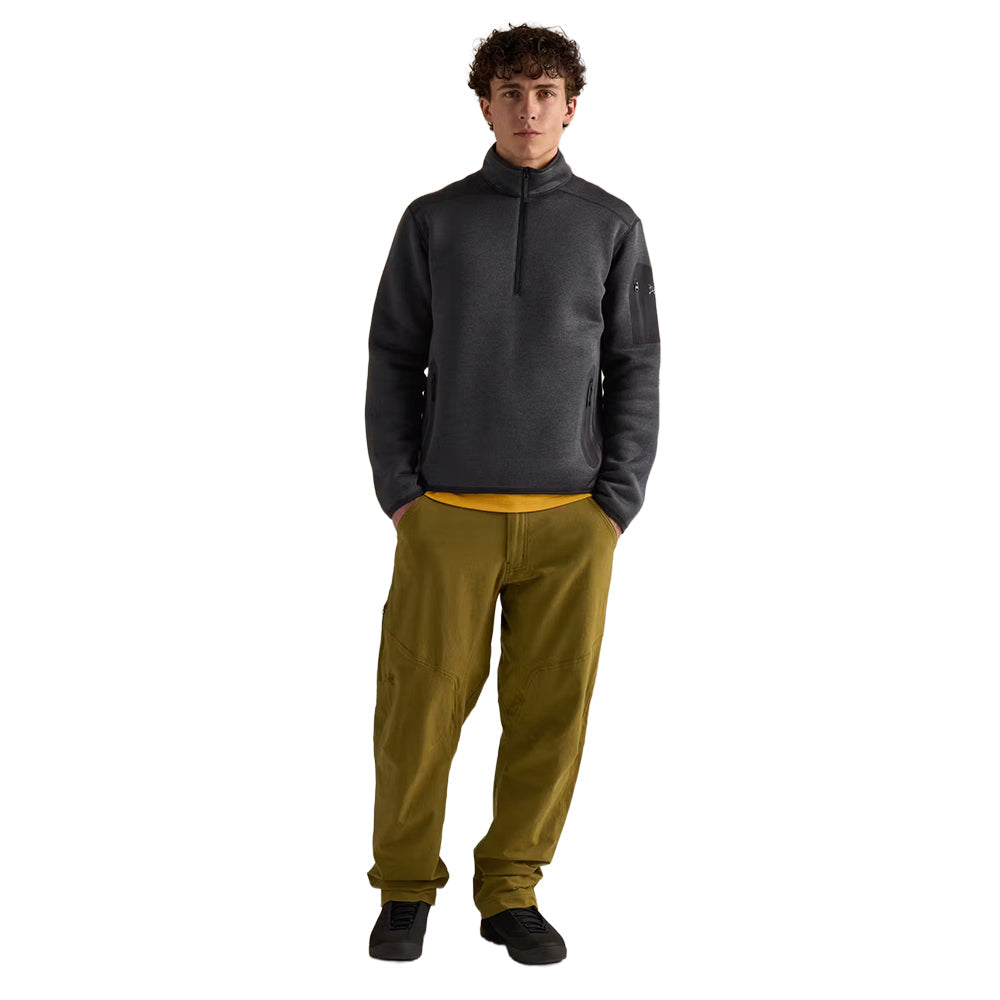 COVERT 1/2 ZIP M | BLACK HEAT