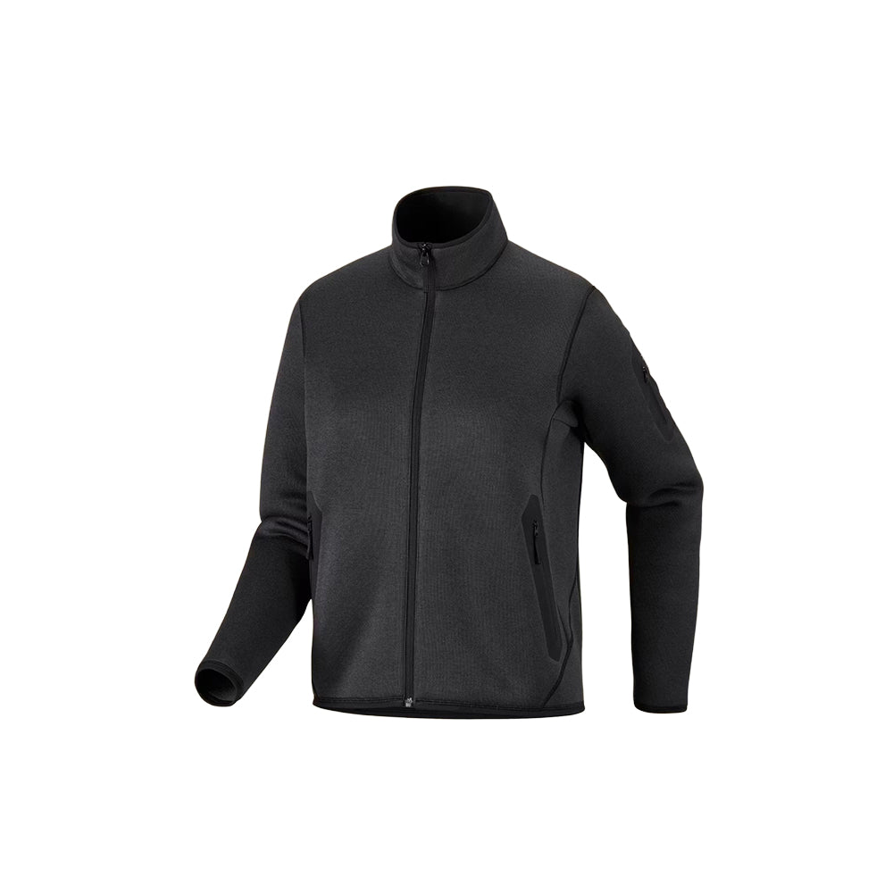 COVERT CARDIGAN W | BLACK HEAT