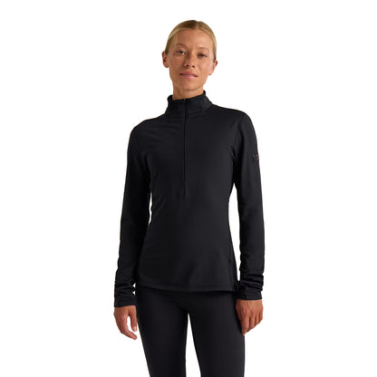 RHO ZIP NECK W | BLACK