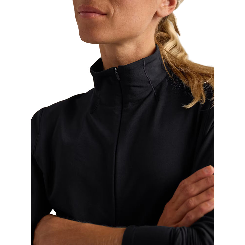 RHO ZIP NECK W | BLACK