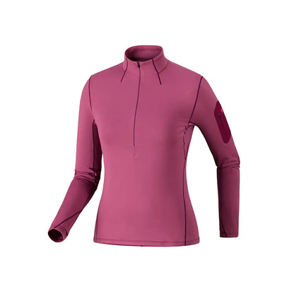 RHO ZIP NECK W | LT RENE /