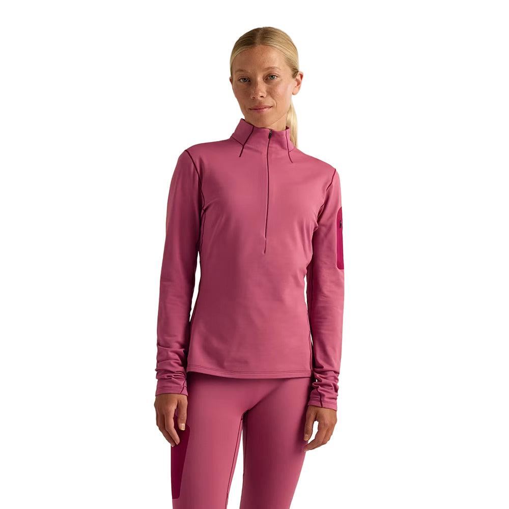 RHO ZIP NECK W | LT RENE /