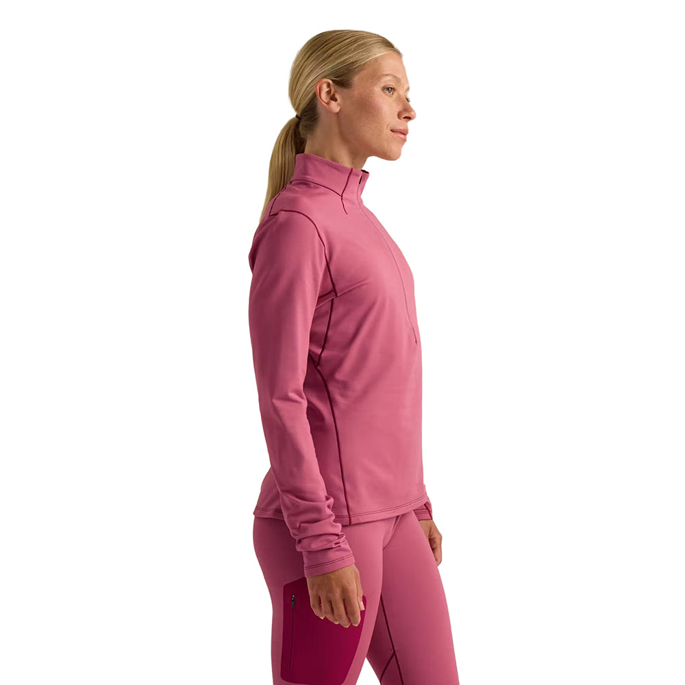 RHO ZIP NECK W | LT RENE /