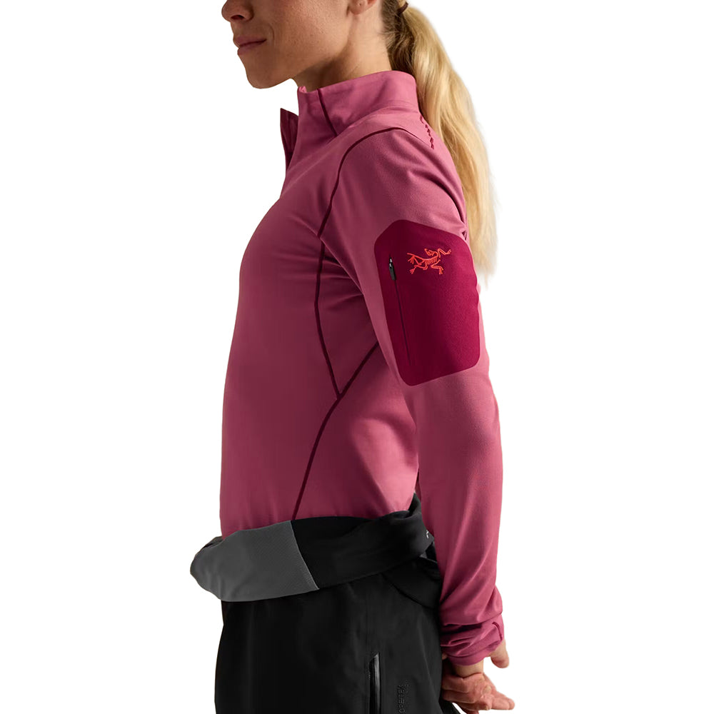 RHO ZIP NECK W | LT RENE /