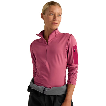 RHO ZIP NECK W | LT RENE /