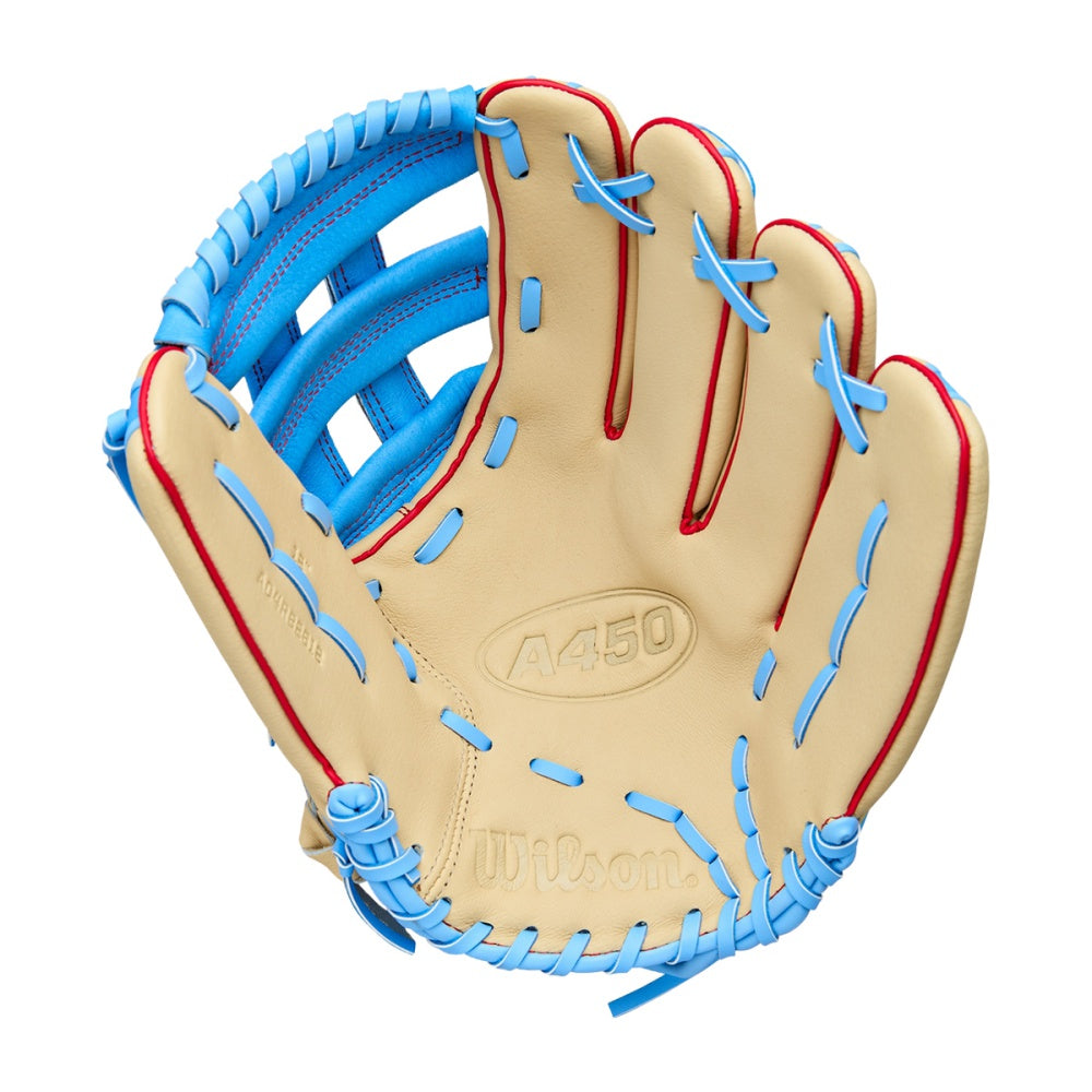 Wilson Kids 12.00 Advisory Staff Glv Baseball Gloves in Brown Color