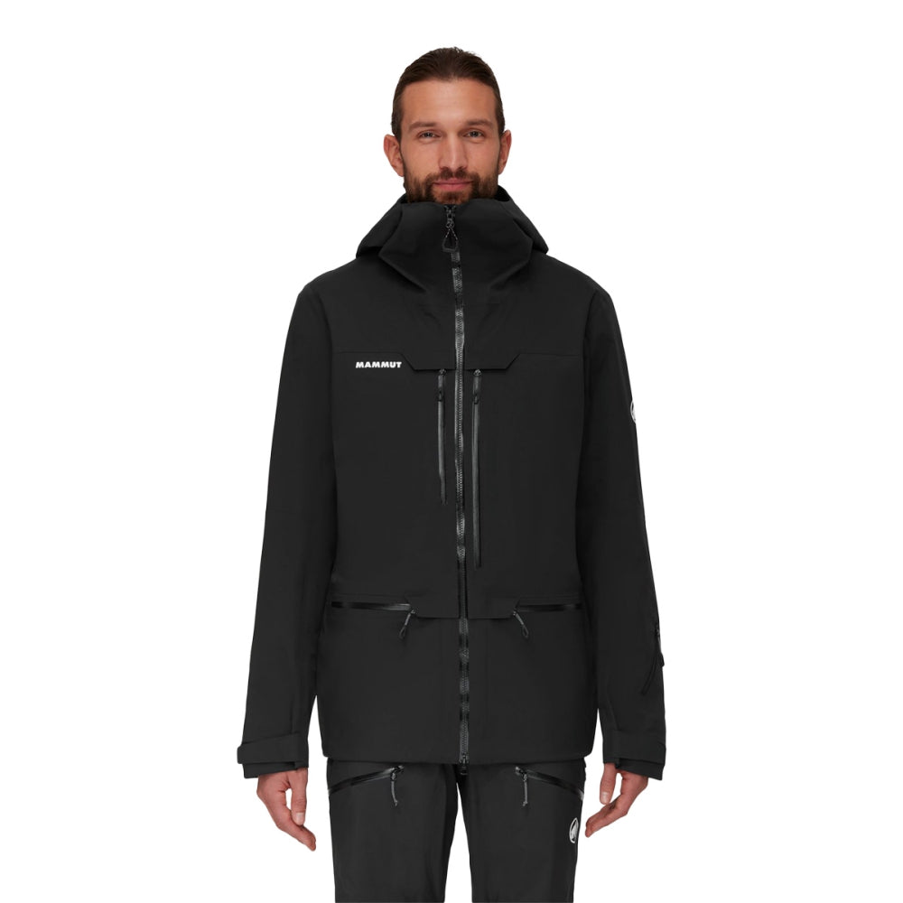Mammut Mens Haldigrat Hs Hooded Mjk Shells in Black Color