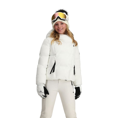 Obermeyer Kids Isla Jacket Skiing & Snowboarding Jackets in White Color