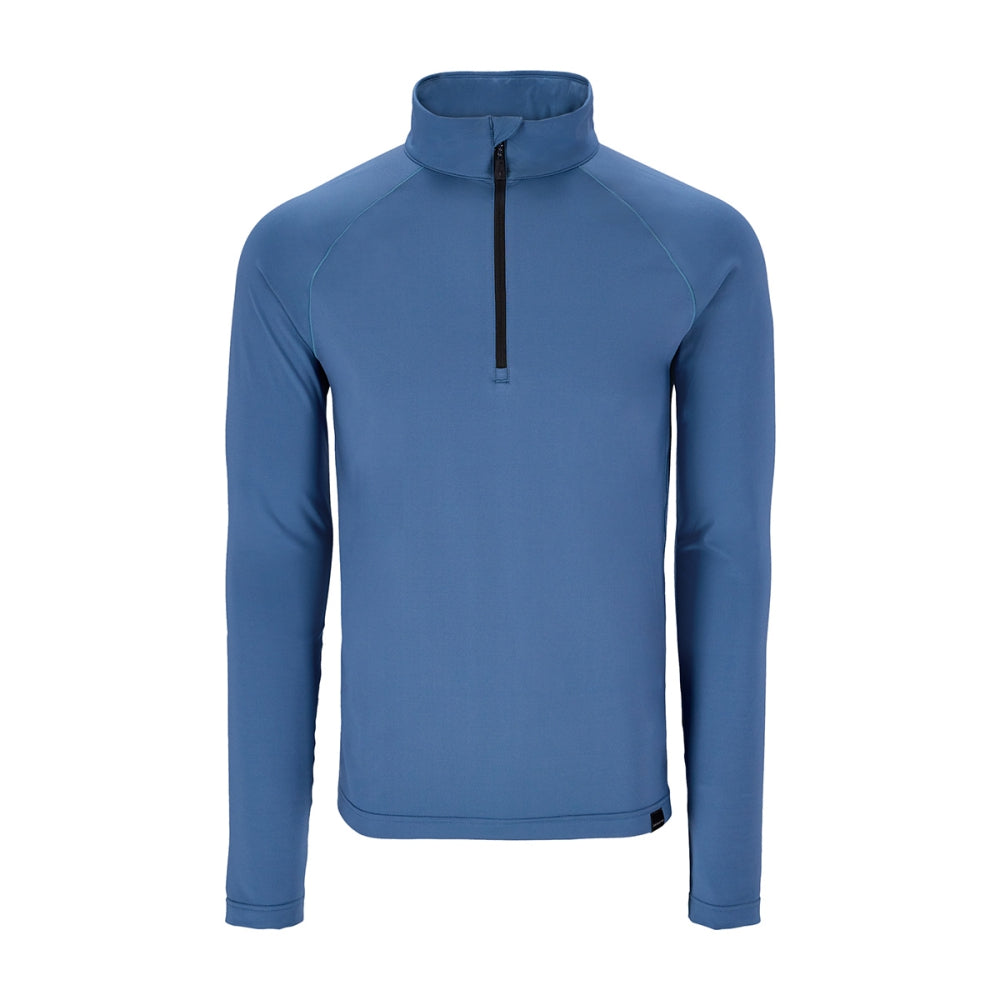 Obermeyer Mens Oly Base Layer Zip664 Midlayer in Blue Color