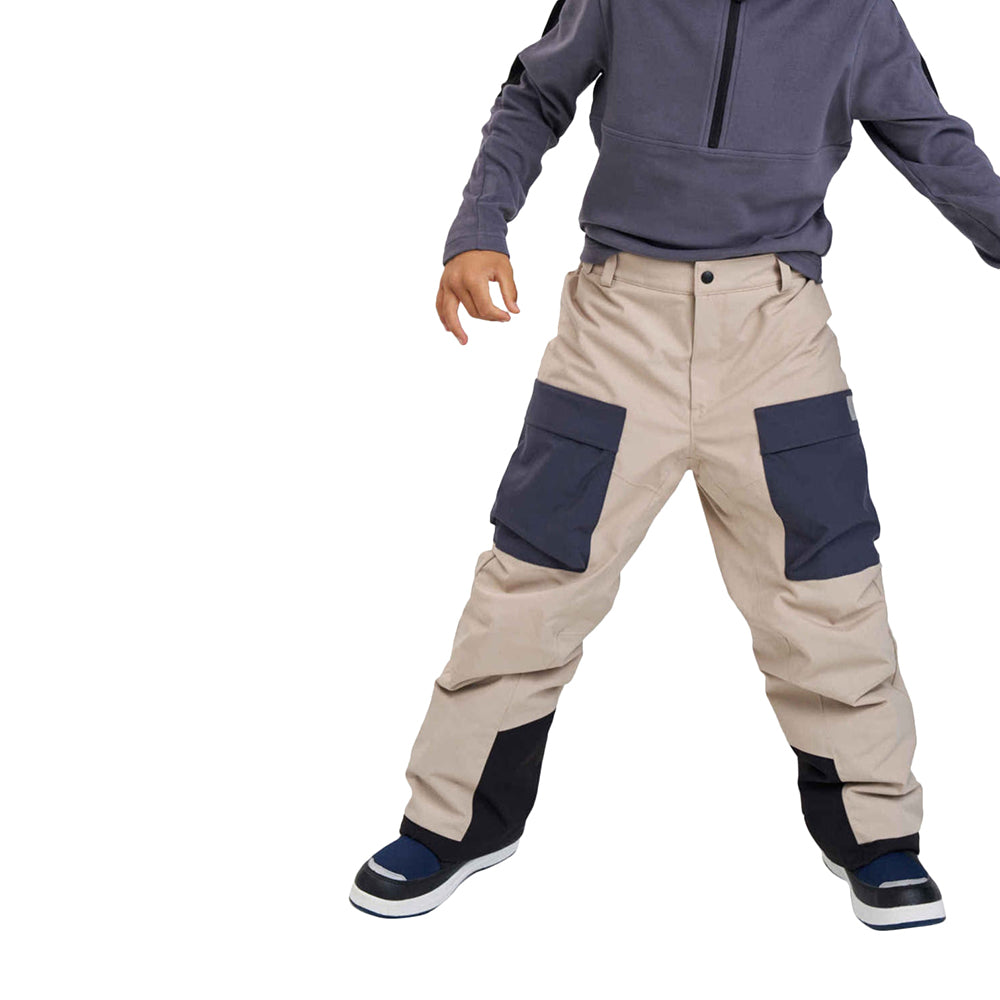 Reima Kids Viekkala Skiing & Snowboarding Pants in Khaki Color