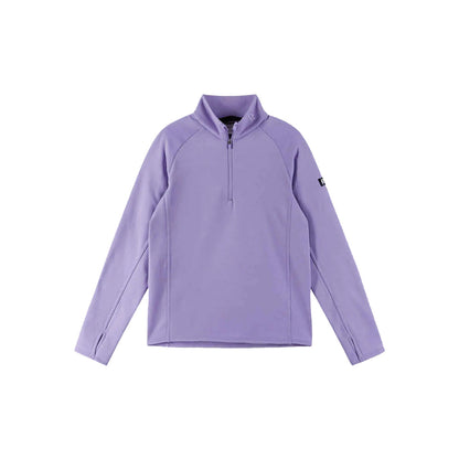 Reima Unisex Merio 1/4 Zip Midlayer in Purple Color
