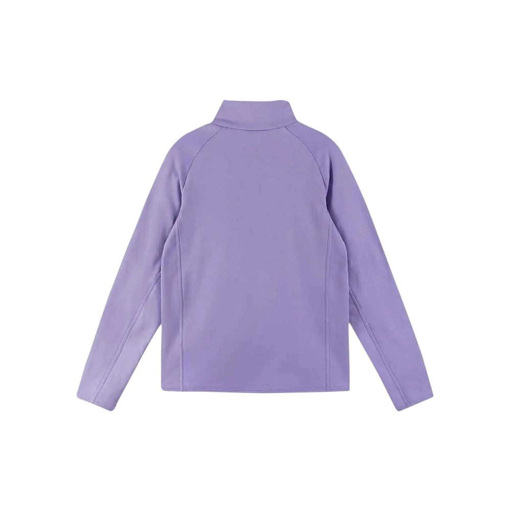 Reima Unisex Merio 1/4 Zip Midlayer in Purple Color