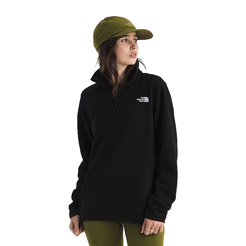 The North Face Womens Glacier Fleece Midlayer in Black Color