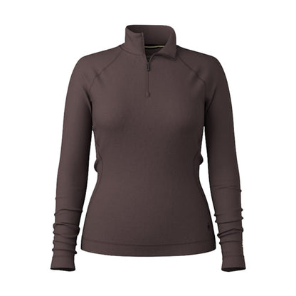 Smartwool Womens Classic Merino 1/4 Zi Baselayers in Purple Color