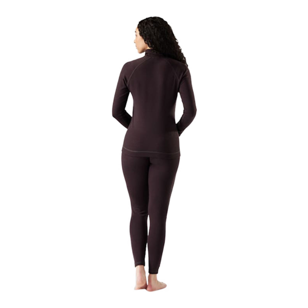 Smartwool Womens Classic Merino 1/4 Zi Baselayers in Purple Color