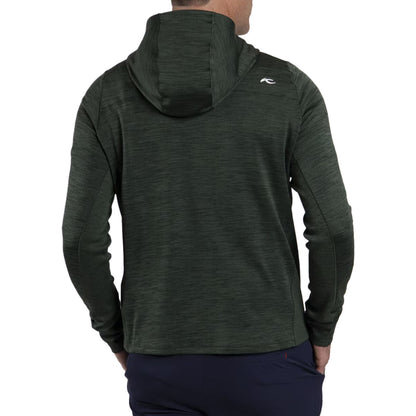 Kjus Mens Liam Hooded 1/2 Zip Jackets in Yellow Color