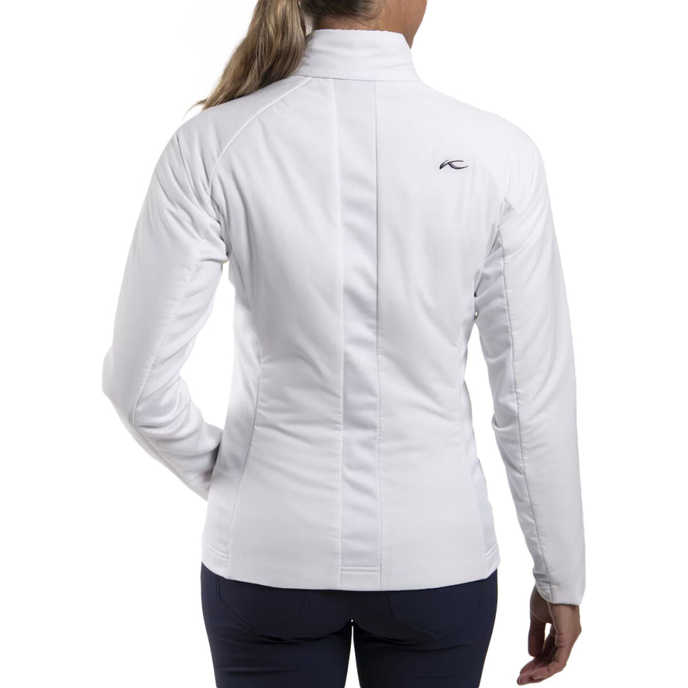 Kjus Womens W/Radiation Jacket Midlayer in White Color