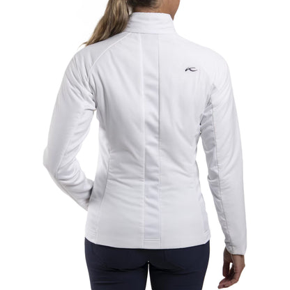 Kjus Womens W/Radiation Jacket Midlayer in White Color