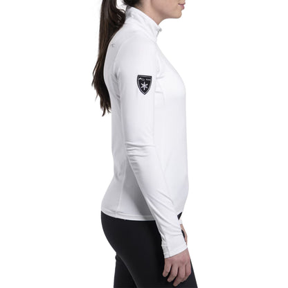 Kjus Womens W/Downhill Midlayer in White Color