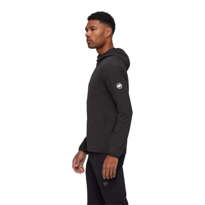 Mammut Mens Madris Light Ml Hoodedj Midlayer in Black Color