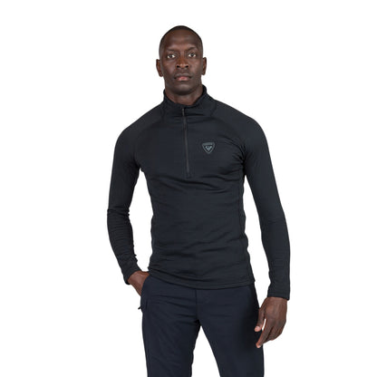 Rossignol Mens Blaclside Fleece Midlayer in Black Color