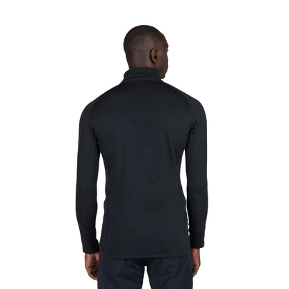 Rossignol Mens Blaclside Fleece Midlayer in Black Color