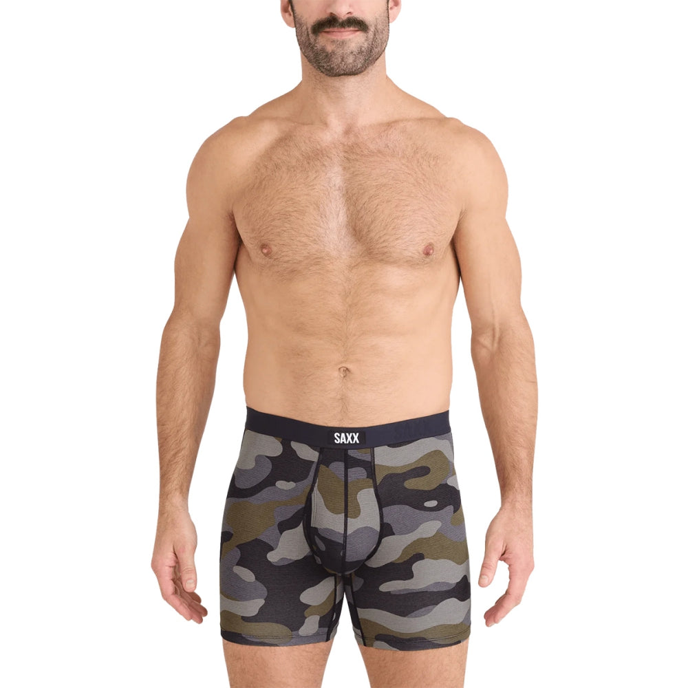 Saxx Apparel Mens Vibe Xtra short sleeve Bb Fly Underwear in Multi Color