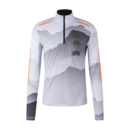 Fire & Ice Mens Pascal Tneck Midlayer in Multi Color