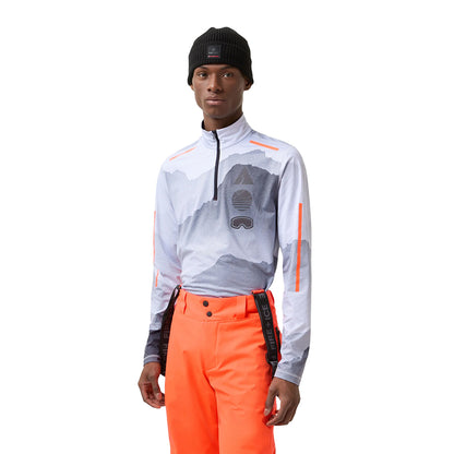 Fire & Ice Mens Pascal Tneck Midlayer in Multi Color