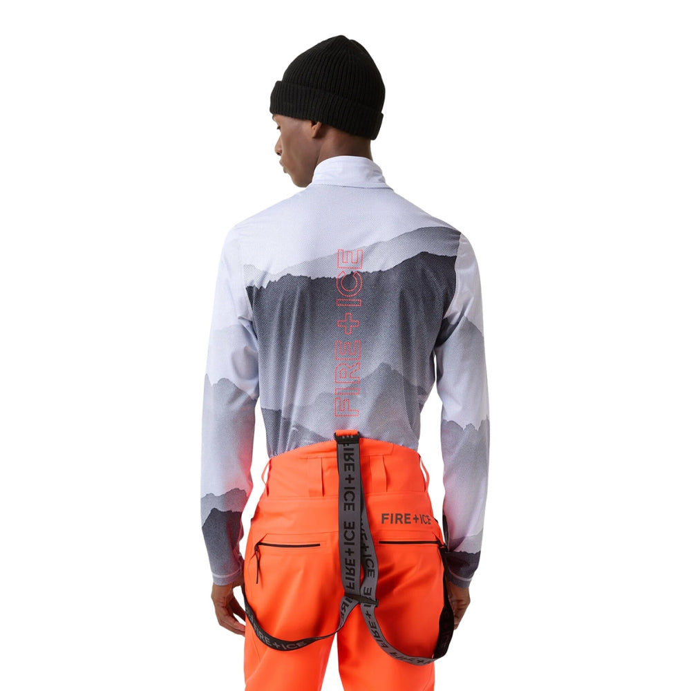 Fire & Ice Mens Pascal Tneck Midlayer in Multi Color