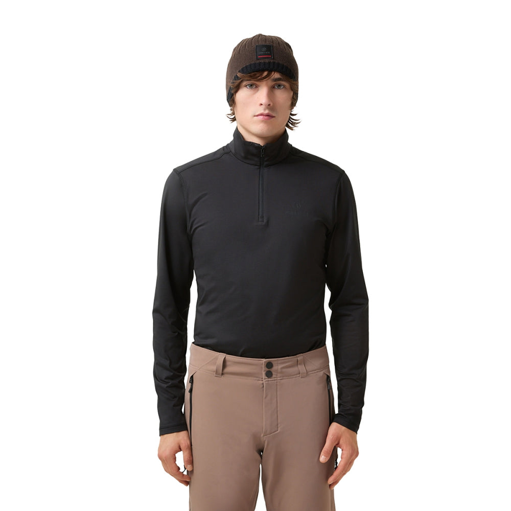 Fire & Ice Mens Pascal Tneck Midlayer in Black Color