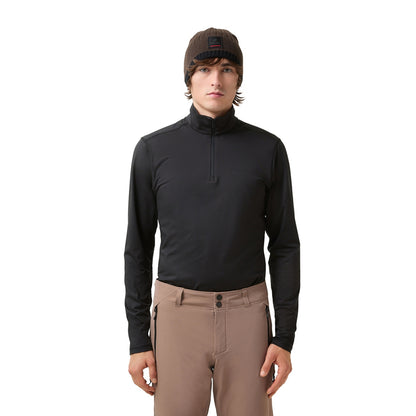 Fire & Ice Mens Pascal Tneck Midlayer in Black Color