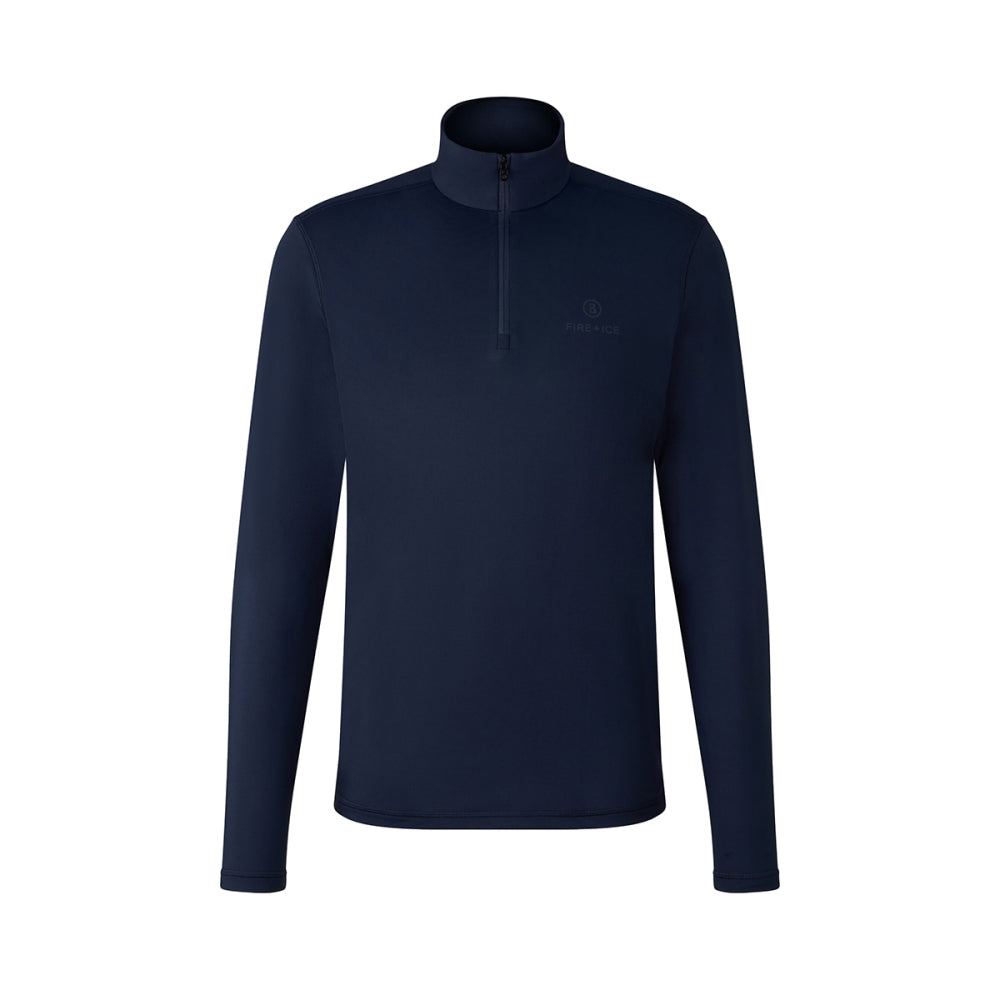 Fire & Ice Mens Pascal Tneck Midlayer in Blue Color