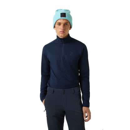 Fire & Ice Mens Pascal Tneck Midlayer in Blue Color