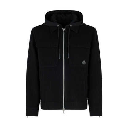 Moose Knuckles Mens Snowden Shirt Jkt Midlayer in Black Color