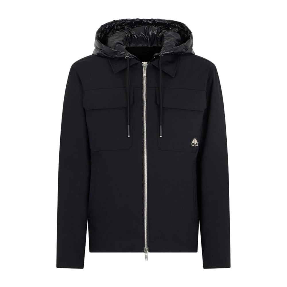 Moose Knuckles Mens Revelstoke Jacket Midlayer in Black Color