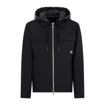 Moose Knuckles Mens Revelstoke Jacket Midlayer in Black Color