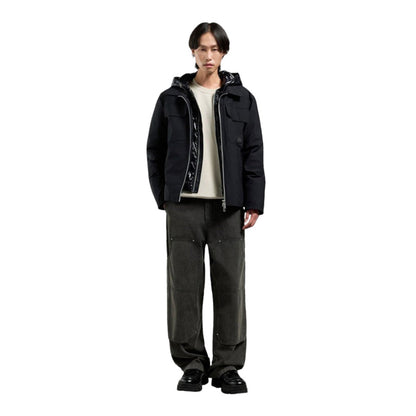 Moose Knuckles Mens Revelstoke Jacket Midlayer in Black Color